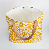 "Deconstruct" - Snap Tote in Sunshine by Michelle Taylor - Interior Detail