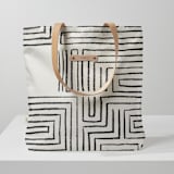 "Taos" - Snap Tote in Charcoal by Anna Elder - Snap Tote