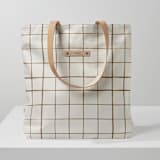 "Montauk" - Snap Tote in Natural by Carolyn Nicks - Snap Tote