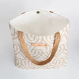 "Antique" - Snap Tote in Sand by Iveta Angelova - Interior Detail