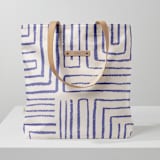 "Taos - Peri" - Snap Tote in Periwinkle by Anna Elder - Snap Tote