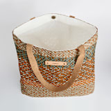 "Basic - Umber" - Snap Tote in Umber by Bethania Lima - Interior Detail