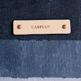 "skybound" - Snap Tote in Navy by Sara Hicks Malone - Tag Detail