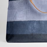 "skybound" - Snap Tote in Navy by Sara Hicks Malone - Fabric Detail