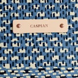 "Basic - Azure" - Snap Tote in Azure by Bethania Lima - Tag Detail