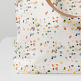 "Pretty Pepper" - Snap Tote in Confetti by Stephanie C Martinez - Fabric Detail