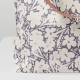"Sauvage" - Snap Tote in Chalkboard by Gwen Bedat - Fabric Detail