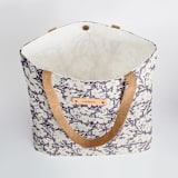 "Sauvage" - Snap Tote in Chalkboard by Gwen Bedat - Interior Detail