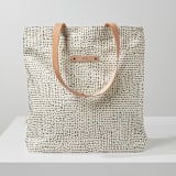 "Pathways" - Snap Tote in Black & White by Ann Gardner - Snap Tote