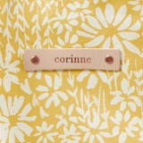 "Lenox" - Snap Tote in Sunshine by Lauren Richel Kelly - Tag Detail