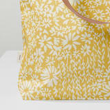 "Lenox" - Snap Tote in Sunshine by Lauren Richel Kelly - Fabric Detail