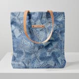 "Seamless leaves" - Snap Tote in Ocean by Lucrecia Caporale - Snap Tote