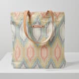 "Boho Ikat" - Snap Tote in Boho by Erin Deegan - Snap Tote