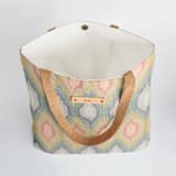 "Boho Ikat" - Snap Tote in Boho by Erin Deegan - Interior Detail