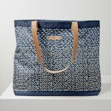 "Basic - Azure" - Carry-All Slouch Tote in Azure by Bethania Lima - Carry-All Slouch Tote