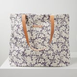 "Sauvage" - Carry-All Slouch Tote in Chalkboard by Gwen Bedat - Carry-All Slouch Tote