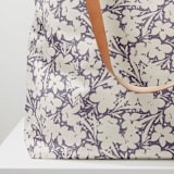 "Sauvage" - Carry-All Slouch Tote in Chalkboard by Gwen Bedat - Fabric Detail