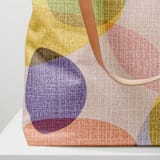 "Sweet Layers" - Carry-All Slouch Tote in Candy by Jayne Alfieri - Fabric Detail