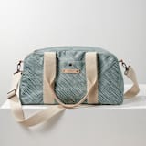 "Line Wrap" - Weekender in Emerald by Michelle Taylor - Weekender