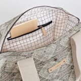 "zigzag" - Weekender in Mocha by Miranda Mol - Interior Front