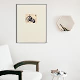 "Colored Black Horse of the Apocalypse Original Pastel" - Original Drawings in multicolor by Dana Williamowsky
