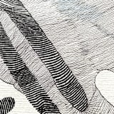 "Hiding shape" - Original Drawings in black by Nina Leth