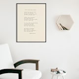 "I Like to See it Lap the Miles Poem Original" - Original Drawings in black by Dana Williamowsky