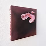 "Burgundy Velvet" - Original Painting in multicolorassorted-colors by robyn lomauro