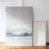 "Tranquility" - Original Painting in beige by Damaris Kovach