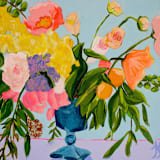 "Bouquet" - Original Painting in multicolorassorted-colors by Nicole Simms