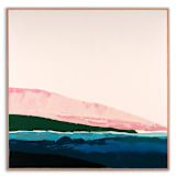 "Pink Seascape Series" - Original Painting in multicolorassorted-colors by Caryn Owen