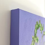 "Carrots" - Original Painting in purple by Nicole Simms