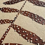 "Knotted Leaves #1" - Original Painting in natural by Alisa Galitsyna