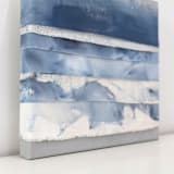 "Rising Tides No. 2 - Original" - Original Painting in blue by Julia Contacessi