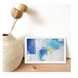"Taken In By You" - Original Painting in blue by AlisonJerry