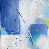 "Taken In By You" - Original Painting in blue by AlisonJerry