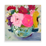 "Winter Floral" - Original Painting in multicolorassorted-colors by Lindsay Megahed