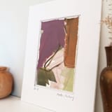 "Mini Abstract No. 4" - Original Painting in multicolor by Kiersten Poultney