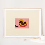 "Hearts Content No. 7" - Original Painting in multicolorassorted-colors by Dana Williamowsky