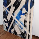 "Lost" - Original Painting in black by Carrie Cantwell