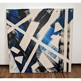"Lost" - Original Painting in black by Carrie Cantwell
