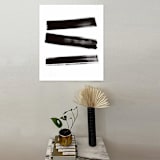 "From All Angles Original Artwork" - Original Painting in black by Ilana Greenberg