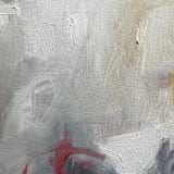 "Petunia" - Original Painting in white by Nicoletta Savod
