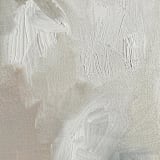 "Petunia" - Original Painting in white by Nicoletta Savod
