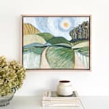 "Sister Road" - Original Painting in multicolor by Mary Gaspar