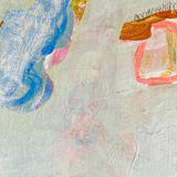 "open up my eager eyes" - Original Painting in multicolorassorted-colors by tina johnson