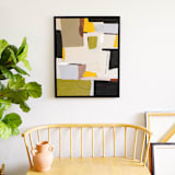 "The Way with Woods no.II" - Original Painting in beige by Shina Choi