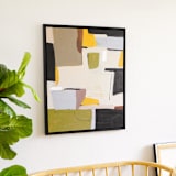 "The Way with Woods no.II" - Original Painting in beige by Shina Choi