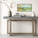 "Horizon Beyond The Door" - Original Painting in blue by Jon Leafstedt