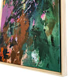 "Shady Contemplation" - Original Painting in green by Jessalin Beutler